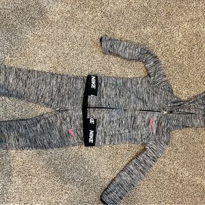 Nike Gray and Pink Tracksuit